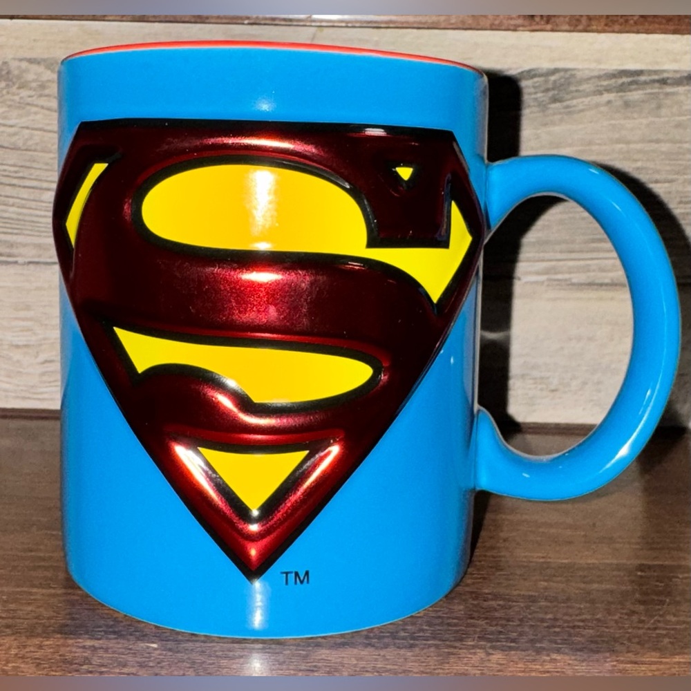 Super Cute 🥰 Superman Mug with 3D Superman Logo